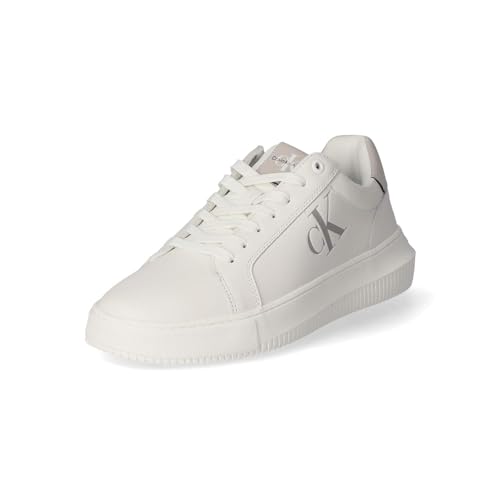 Calvin Klein YM0YM00775 - Herren Schuhe Sneaker - 02T-B.White-F.Gray, Größe:43 EU von Calvin Klein Jeans