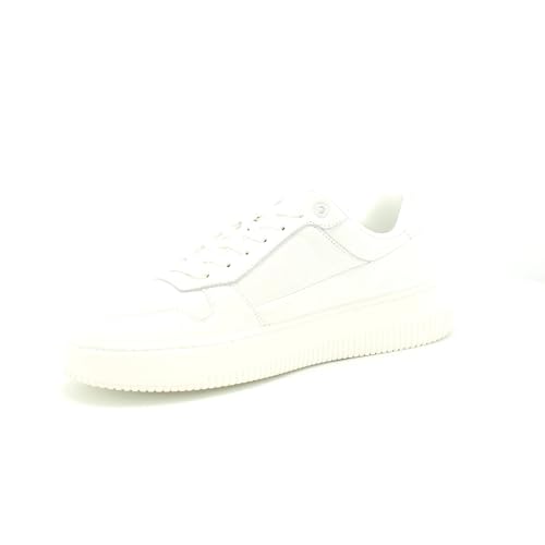 Calvin Klein YM0YM00873 Chunky Cupsole - Herren Sneaker - 0K4-Trip-Bright-White, Größe:41 EU von Calvin Klein