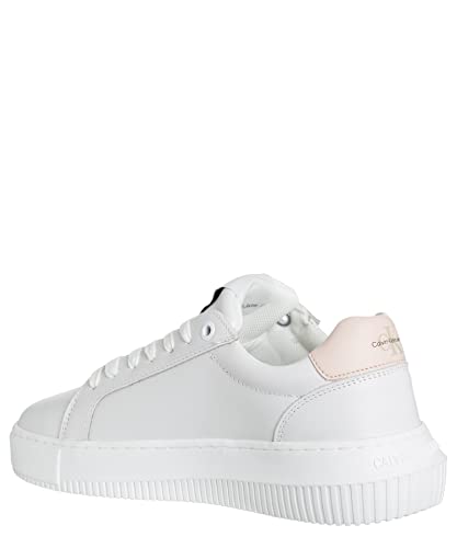 Calvin Klein Jeans Damen Sneaker White - Peach 36 EU von Calvin Klein Jeans