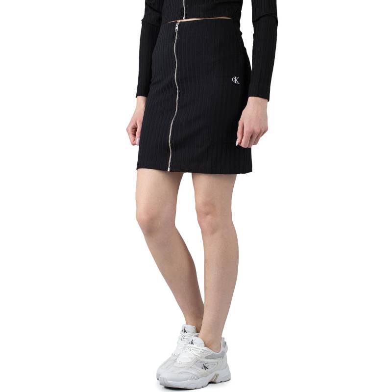 Calvin Klein Zipper Elonongated Rib Skirt von Calvin Klein