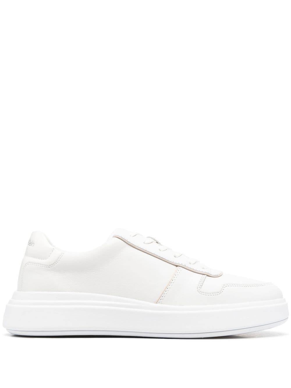 Calvin Klein Flatform-Sneakers mit Schnürung - Weiß von Calvin Klein