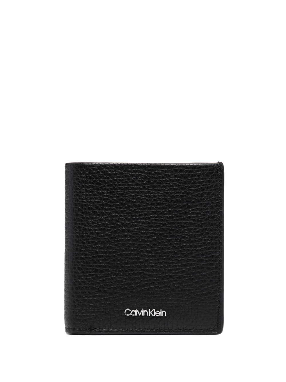 Calvin Klein Portemonnaie aus strukturiertem Leder - Schwarz von Calvin Klein