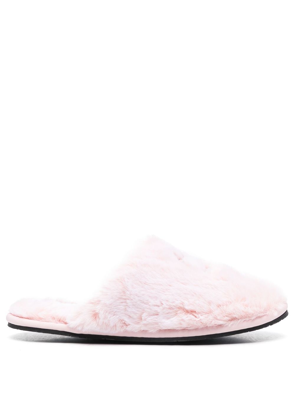 Calvin Klein Slipper mit Faux Fur - Rosa von Calvin Klein