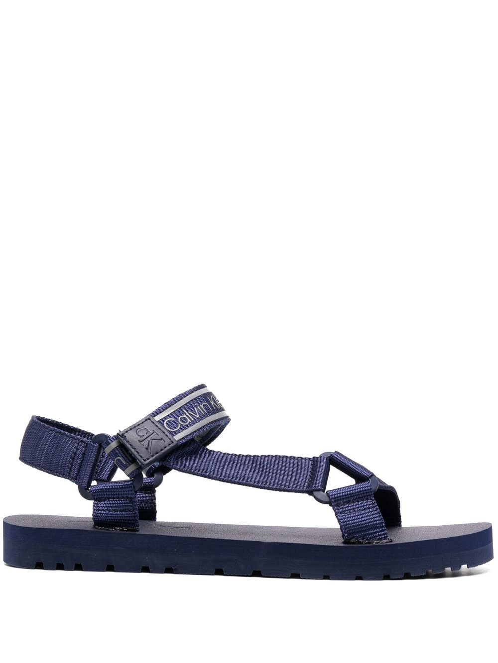 Calvin Klein Sandalen mit Logo - Blau von Calvin Klein