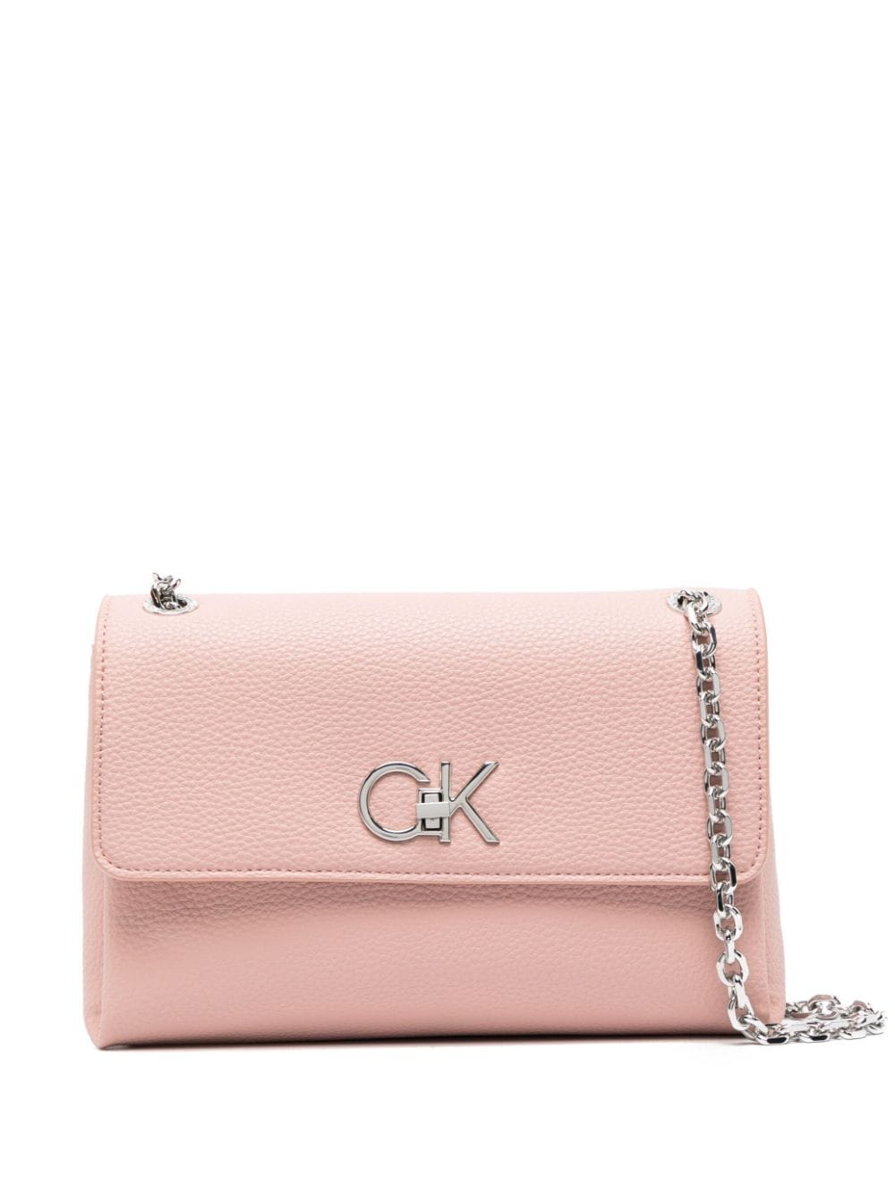 Calvin Klein Schultertasche aus Faux-Leder - Rosa von Calvin Klein