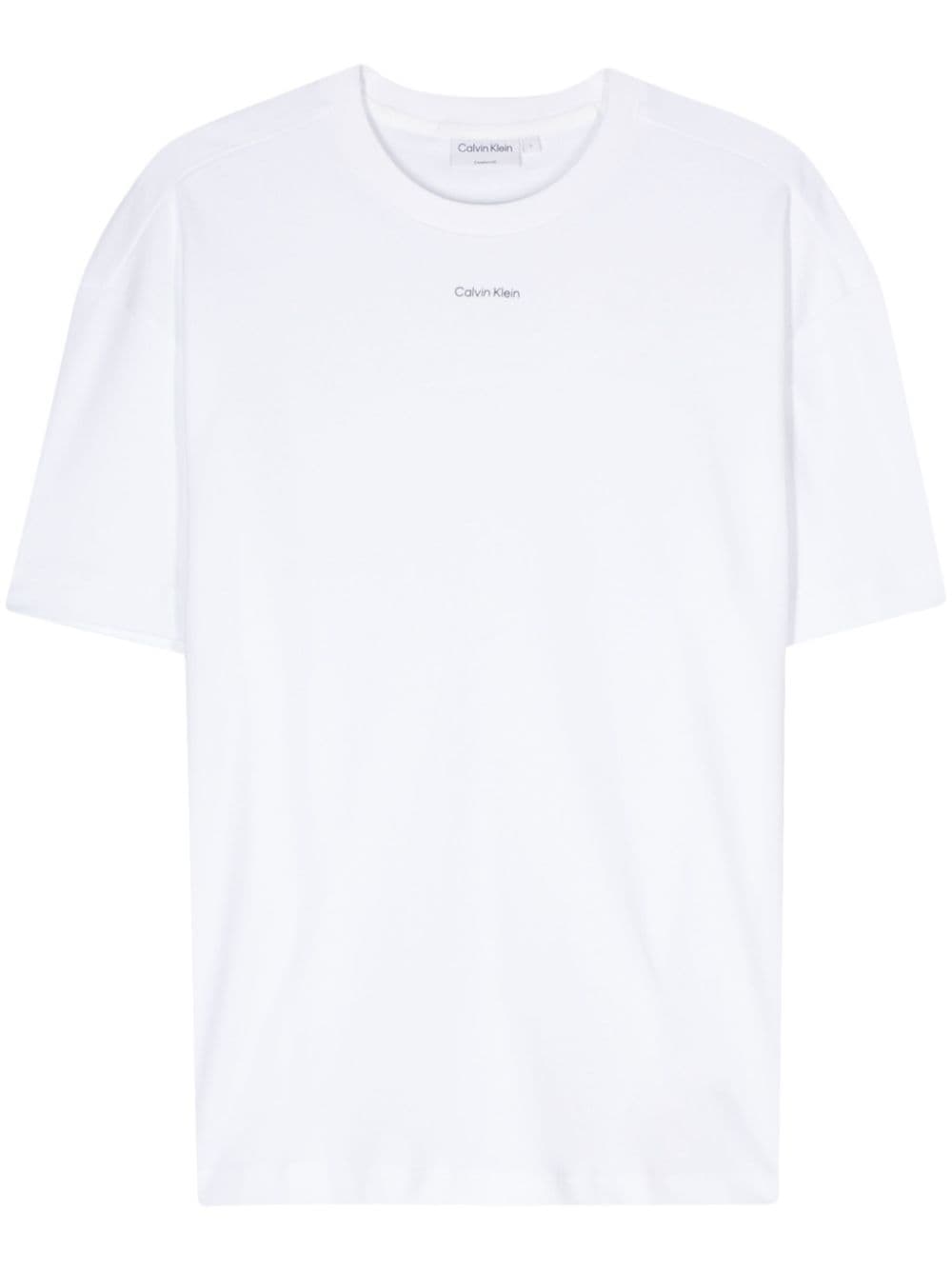 Calvin Klein T-Shirt mit Logo-Print - Weiß von Calvin Klein