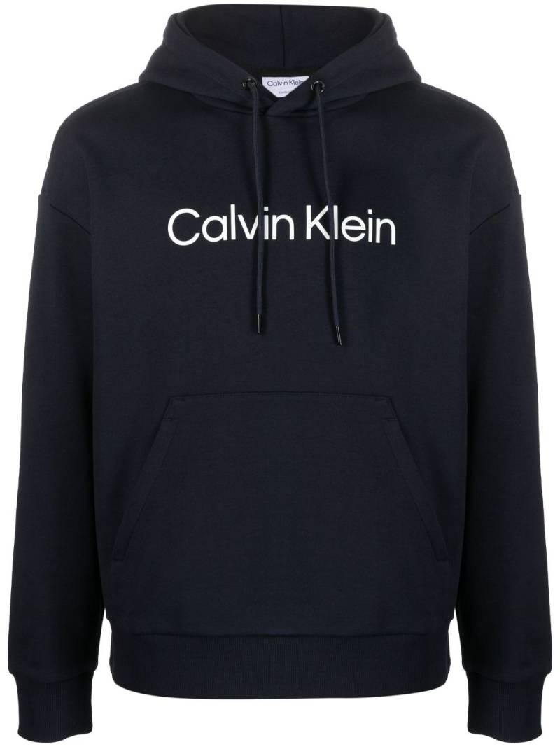 Calvin Klein Hoodie mit Logo-Print - Blau von Calvin Klein