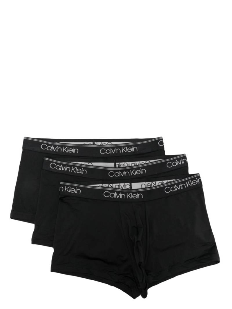 Calvin Klein Set aus drei Slips mit Logo-Bund - Schwarz von Calvin Klein