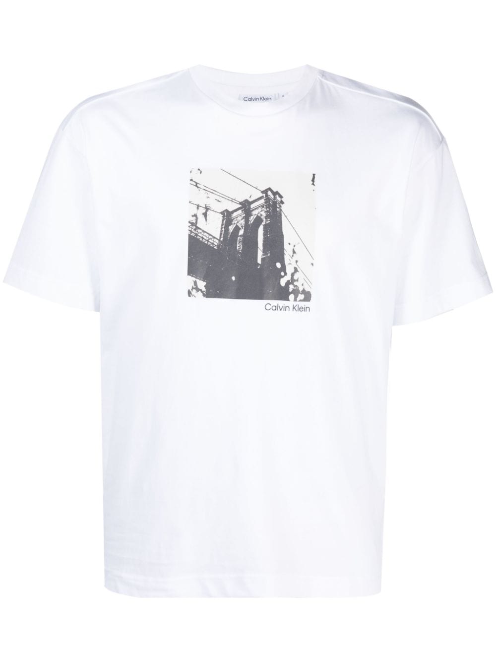 Calvin Klein T-Shirt mit Foto-Print - Weiß von Calvin Klein