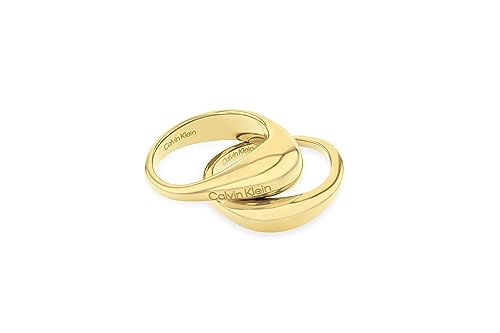 Calvin Klein ring für Damen Kollektion ELONGATED DROPS Gelbgoldfarbenes Calvin Klein ring für Damen Kollektion ELONGATED DROPS Gelbgoldfarbenes von Calvin Klein