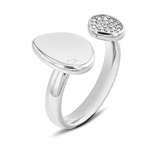 Calvin Klein ring für Damen Kollektion FASCINATE mit Kristallen - 35000319C von Calvin Klein