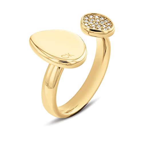 Calvin Klein ring für Damen Kollektion FASCINATE mit Kristallen - 35000320C von Calvin Klein
