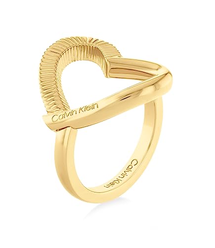 Calvin Klein ring für Damen Kollektion MINIMALISTIC HEARTS Gelbgold - 35000438C von Calvin Klein