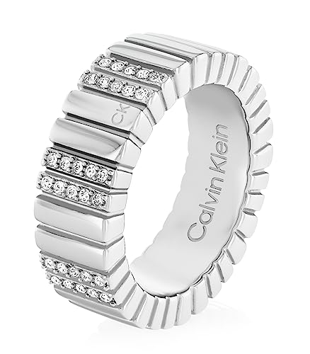 Calvin Klein ring für Damen Kollektion MINIMALISTIC METALS mit Kristallen - 35000440C von Calvin Klein