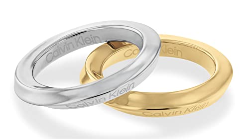 Calvin Klein ring für Damen Kollektion TWISTED RING Gelbgold - 35000330C von Calvin Klein