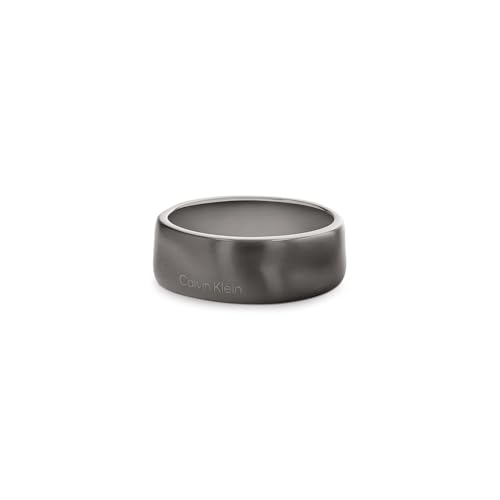 Calvin Klein Ring für Herren Kollektion CK METALLIC WAVES Mit Metallischem Stahl Ionenplattierung (IP) - 35100036G von Calvin Klein