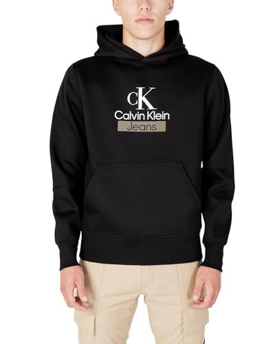 Calvin jeans Sweatshirt Mann Schwarz J30J323762BEH von Calvin Klein