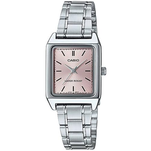 Casio Damen Analog Quarz Uhr mit Edelstahl Armband LTP-V007D-4 von Casio