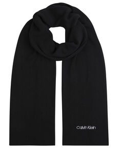 Damen Schal mit Kaschmir ESSENTIAL KNIT SCARF von Calvin Klein