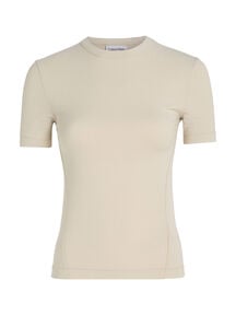 Damen T-Shirt MODAL RIB C-NECK TOP von Calvin Klein