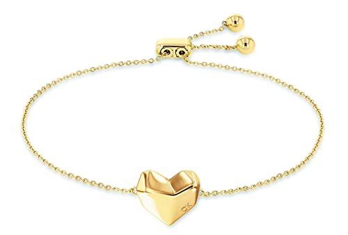 Calvin Klein Gliederarmband für Damen Kollektion FACETED HEART - 35000039 von Calvin Klein