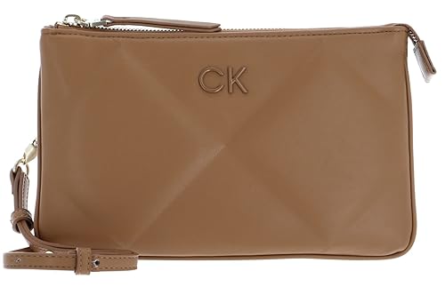 Calvin Klein Re-Lock Quilt Crossbody Brown Sugar von Calvin Klein