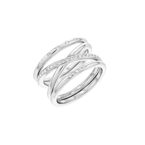 Calvin Klein Ring für Damen Kollektion MINIMAL LINEAR mit Kristallen - 35000203C von Calvin Klein