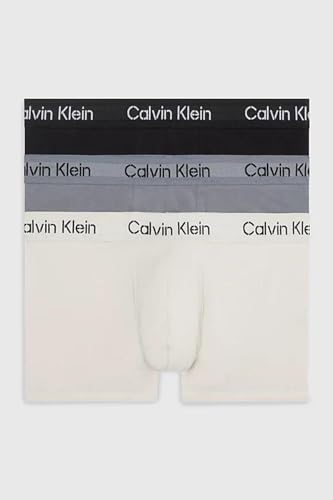 Calvin Klein Trunk 3Pk Trunk Herren, Mehrfarbig (Black, Moonbeam, Shining Amor), XL von Calvin Klein