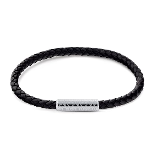 Calvin Klein Lederarmband für Herren Kollektion WRAPPED & BRAIDED Schwarz - 35000101 von Calvin Klein