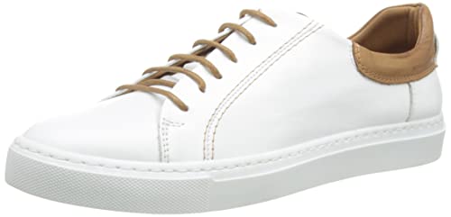 Calvin Smith Damen 6151710 Sneaker, weiß/Brandy, 37 EU von Calvin Smith