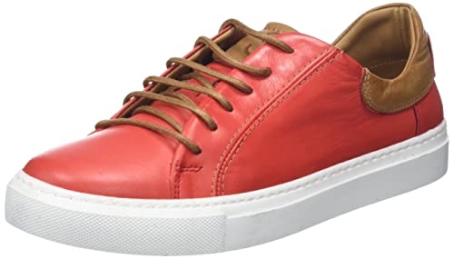 Calvin Smith Damen 6151710 Sneaker, feuerrot/Brandy, 38 EU von Calvin Smith