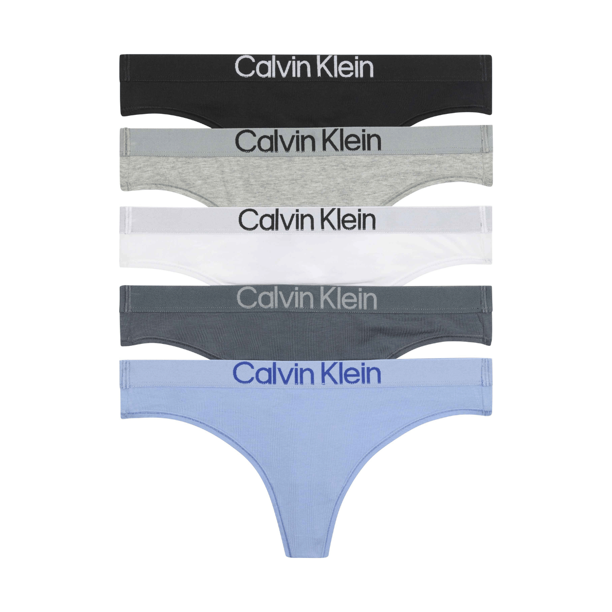 Calvin Klein Extra Soft 5-Pack String, Multi, Größe: S, Damen von Calvin klein