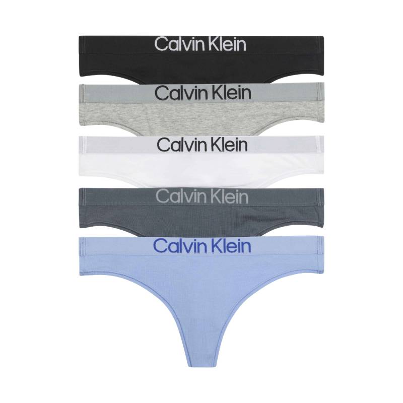 Calvin Klein Extra Soft 5-Pack String, Multi, Größe: XL, Damen von Calvin klein
