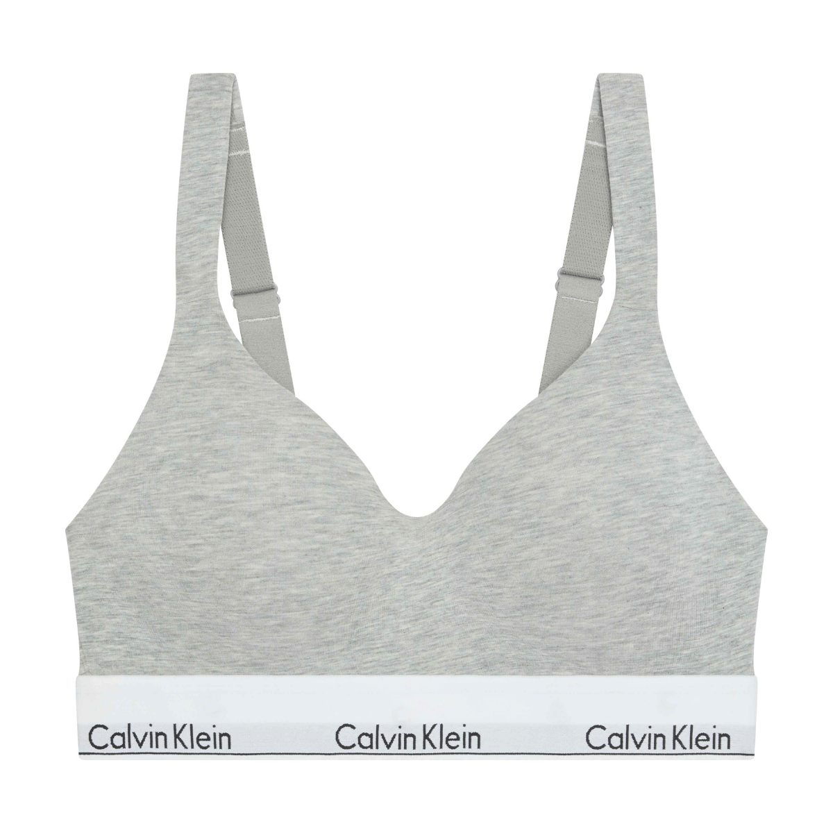 Calvin Klein Icon Bralette BH, Grau, Größe: S, Damen von Calvin klein
