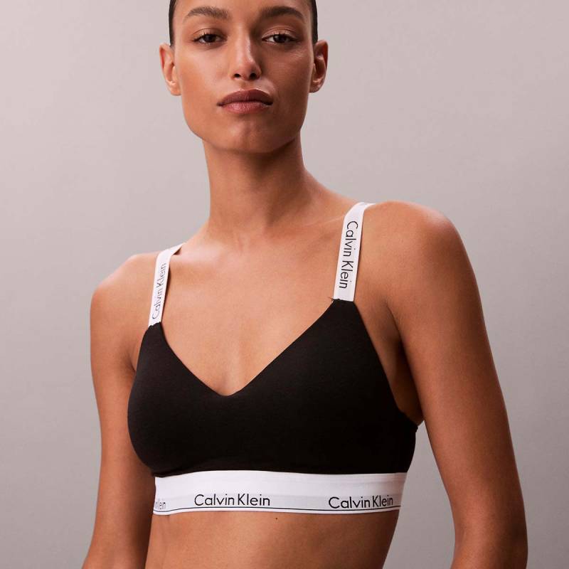 Calvin Klein Icon Bralette BH, Schwarz, Größe: L, Damen von Calvin klein