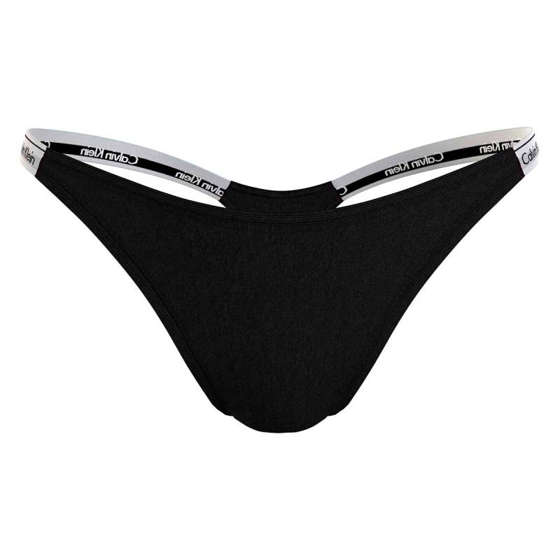 Calvin Klein Icon Logo String, Schwarz, Größe: M, Damen von Calvin klein