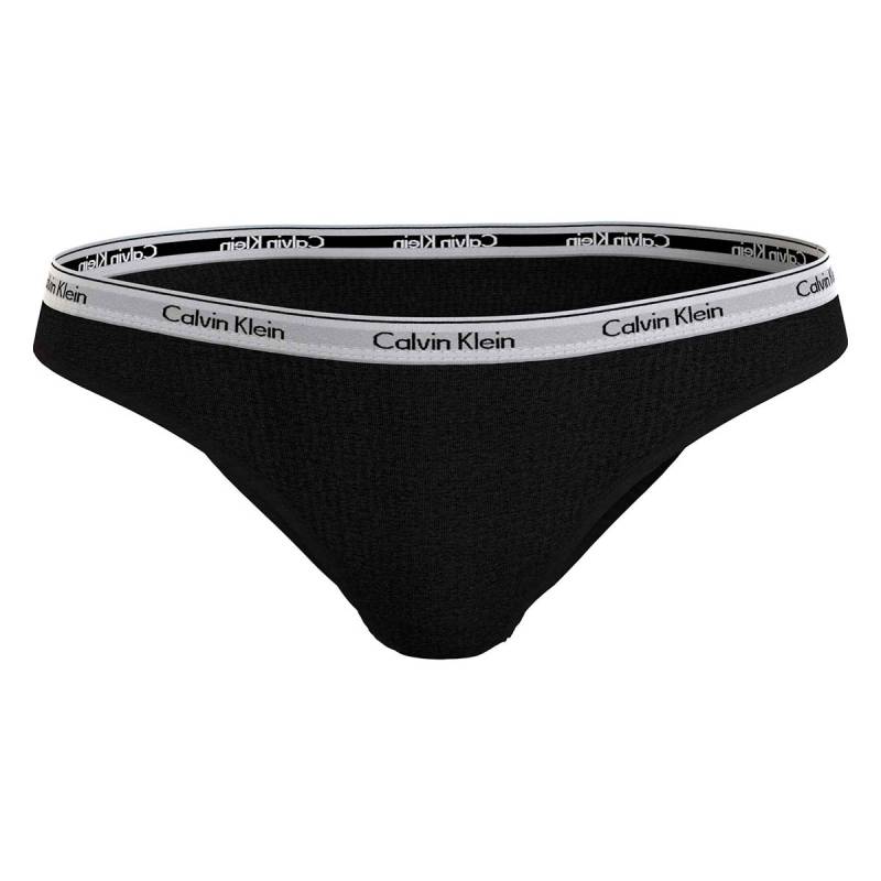 Calvin Klein Icon Logo Tai Slip, Schwarz, Größe: M, Damen von Calvin klein