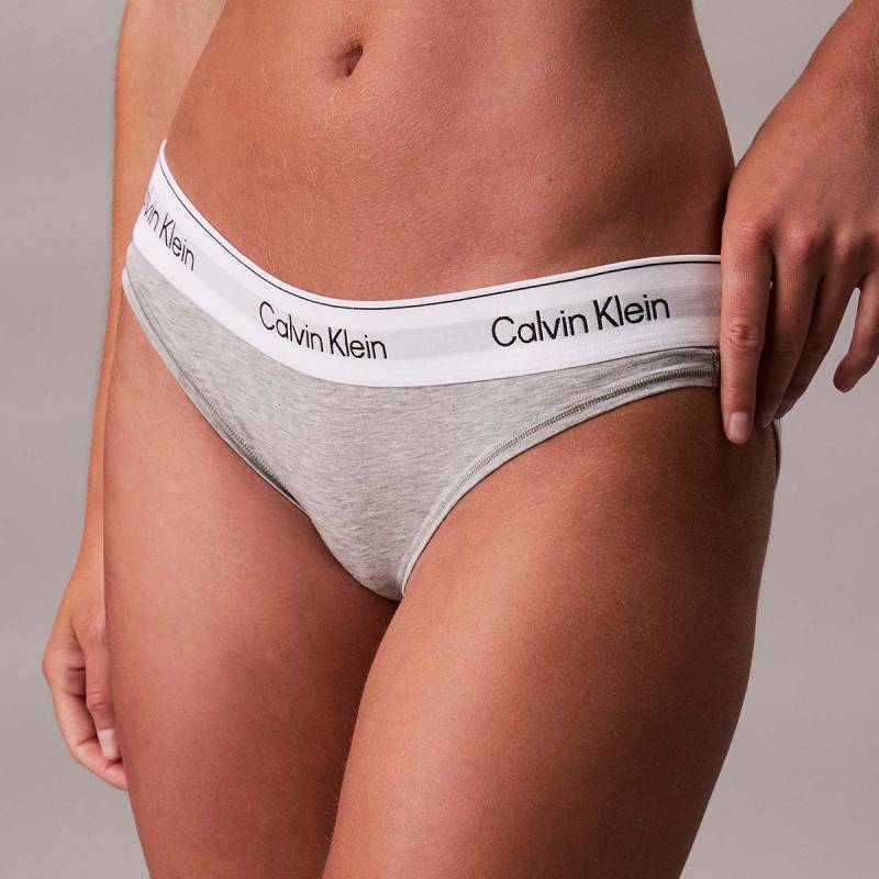 Calvin Klein Icon Tai Slip, Grau, Größe: XS, Damen von Calvin klein