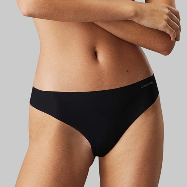 Calvin Klein Invisibles String, Schwarz, Größe: XS, Damen von Calvin klein