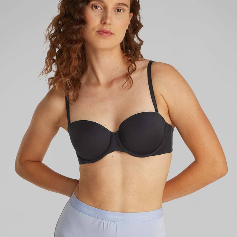Calvin Klein Perfectly Fit trägerlos BH, Schwarz, Größe: 70A, Damen von Calvin klein