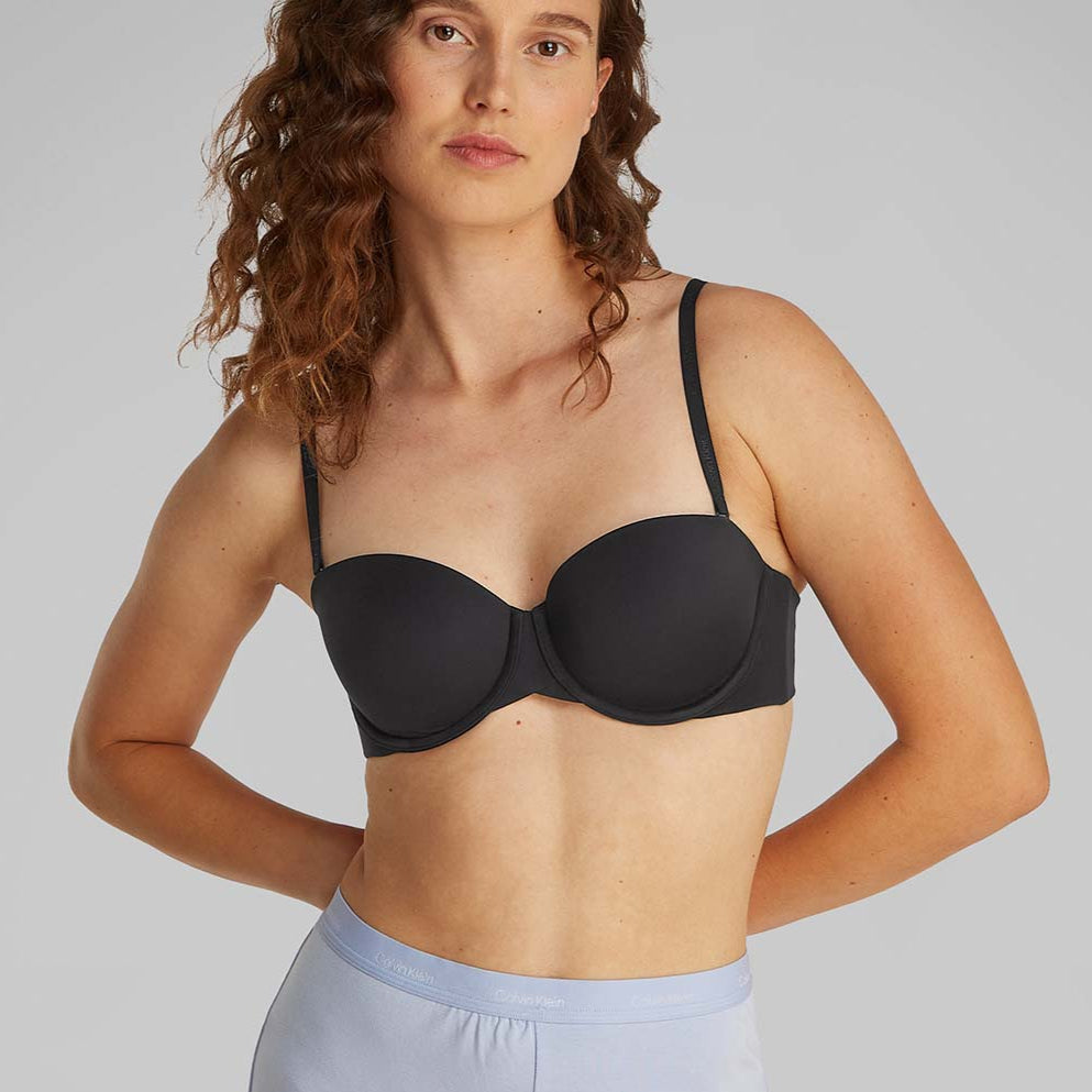 Calvin Klein Perfectly Fit trägerlos BH, Schwarz, Größe: 80A, Damen von Calvin klein