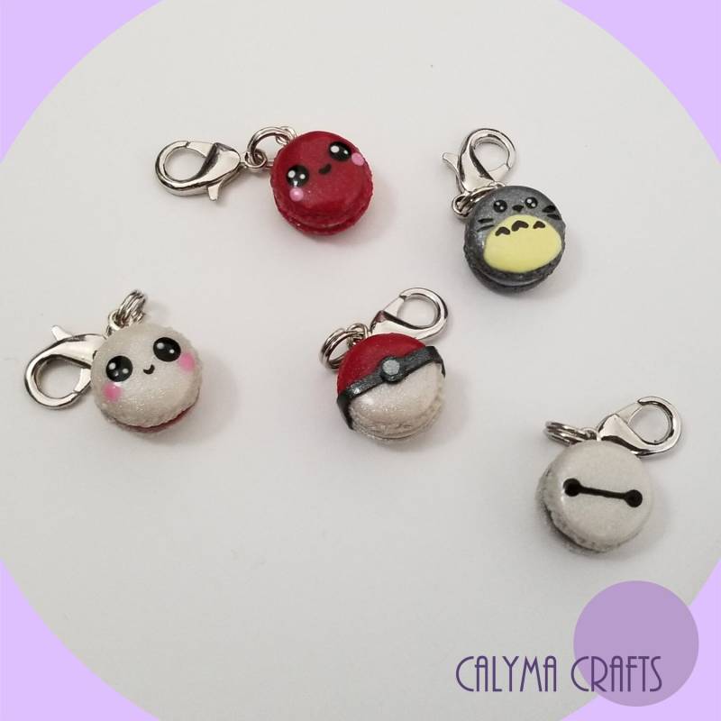 Polymer Clay Süße Macroon Charms Polymer Clay Süße Macroon Charms von CalyMaCrafts