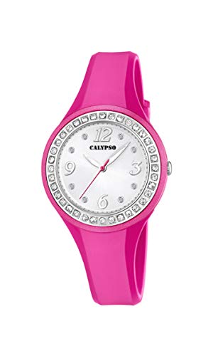 Calypso Watches Damen Analog Quarz Uhr mit Plastik Armband K5567/E von Calypso Watches