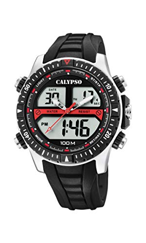 Calypso Watches Herren Analog-Digital Quarz Uhr mit Plastik Armband K5773/4 von Calypso Watches