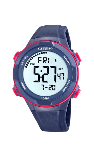 Calypso Watches Herren Digital Quarz Uhr mit Plastik Armband K5780/4 von Festina