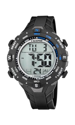 Calypso Uhr Für Herren K5838/4 Flash Time Multi Silikon Case SchwarzSilikon Band von Calypso