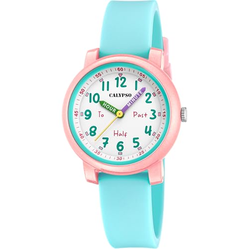 Calypso Uhr Für Unisex K5827/3 Digitana Multi Silikon Case Blau Silikon Band von Calypso