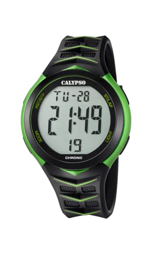 Calypso Herren Digital Quarz Uhr mit Plastik Armband K5730/4 von CALYPSO