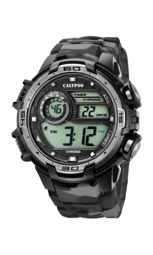 Calypso Herren Digital Quarz Uhr mit Plastik Armband K5723/3 von CALYPSO