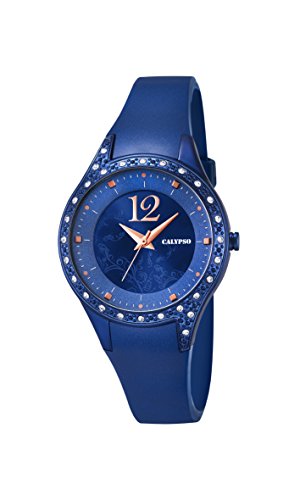 Calypso Damen Analog Quarz Uhr mit Plastik Armband K5660/6 Calypso Damen Analog Quarz Uhr mit Plastik Armband K5660/6 von Calypso